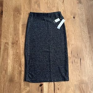 Tribal Black and Silver Sparkle Skirt 🤍🖤NWT